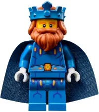LEGO King Halbert - Blue Crown and Robes minifigure