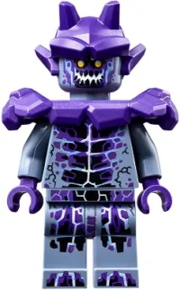 LEGO Stone Stomper - Dark Purple Markings and Shoulder Armor minifigure