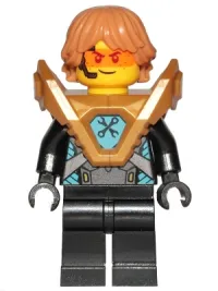 LEGO Robin Underwood - Pearl Gold Armor, Hair minifigure