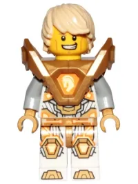 LEGO Lance - Hair, Pearl Gold Armor minifigure