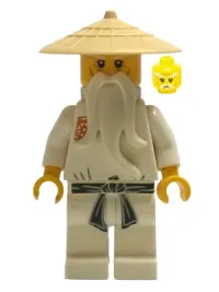 LEGO Wu Sensei - The Golden Weapons minifigure
