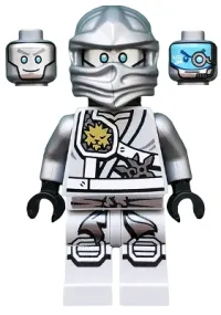 LEGO Zane - Titanium Ninja Light Bluish Gray, Scabbard minifigure