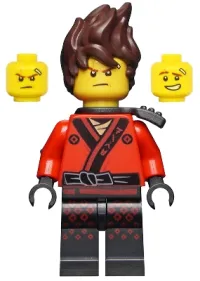 LEGO Kai - The LEGO Ninjago Movie, Hair, Pearl Dark Gray Scabbard minifigure