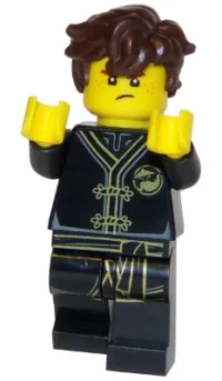 LEGO Jay - Dark Brown Hair minifigure