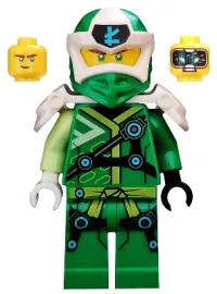 LEGO Lloyd - Digi Lloyd, Armor Shoulder, Lopsided Grin Further Right minifigure