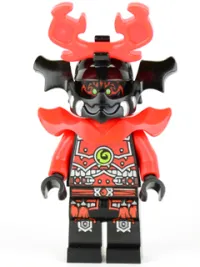 LEGO Stone Army Warrior, Red Face minifigure