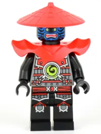 LEGO Stone Army Swordsman, Blue Face minifigure