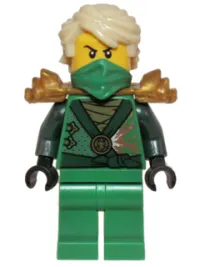 LEGO Lloyd (Techno Robe) - Rebooted, Pearl Gold Shoulder Armor minifigure