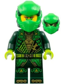 LEGO Lloyd - Dragons Rising, Tunic with Shoulder Armor, Head Wrap minifigure