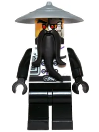 LEGO Wu Evil (Sensei Wu / Techno Wu) - Rebooted minifigure