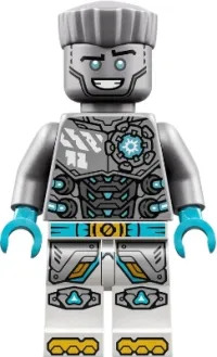LEGO Zane - Dragons Rising, Flat Silver Torso, Smile minifigure