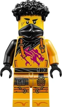 LEGO Arin - Shirt with Magenta Dragon, Hair, Bandana minifigure