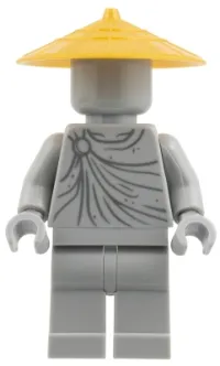 LEGO Statue - Pearl Gold Conical Hat minifigure