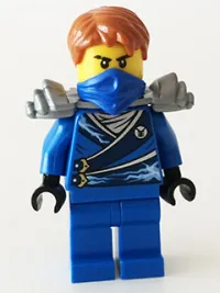 LEGO Jay (Techno Robe) - Rebooted, Flat Silver Shoulder Armor minifigure