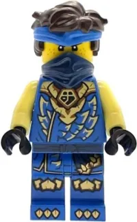 LEGO Jay - Dragons Rising, Tunic with Dragon Head, Hair minifigure