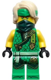LEGO Lloyd - Dragons Rising, Tournament Armor, Dark Green Bandana minifigure