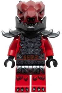 LEGO Dragonian Warrior - Open Mouth with Bottom Fangs minifigure