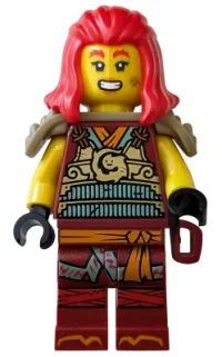 LEGO Wyldfyre - Gold Chest Armor, Shoulder Armor, Belt Scabbard minifigure