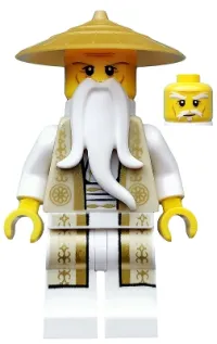 LEGO Wu Sensei (Gold and Tan Robe) minifigure