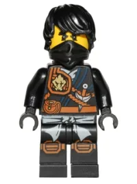 LEGO Cole - Knee Pads with Scabbard minifigure