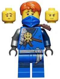 LEGO Jay (Honor Robe) - Day of the Departed, Hair and Blue Mask minifigure