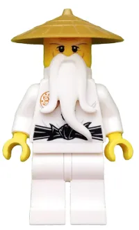 LEGO Wu Sensei - Pearl Gold Hat minifigure