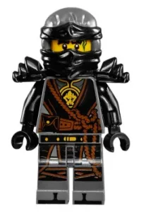 LEGO Cole - Hands of Time, Black Armor minifigure