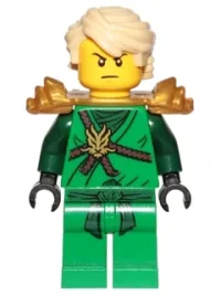 LEGO Lloyd (Honor Robe) - Day of the Departed, Hair and Pearl Gold Shoulder Armor minifigure