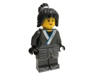 LEGO Nya - The LEGO Ninjago Movie, Cloth Armor Skirt, Hair, Crooked Smile / Open Mouth Smile minifigure