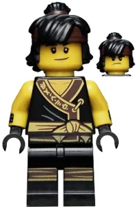 LEGO Cole - The LEGO Ninjago Movie, Arms with Cuffs, Hair minifigure