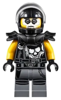 LEGO Chopper Maroon (Helmet and Shoulder Pads) minifigure