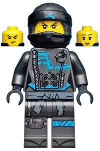 LEGO Nya - Hunted, Crooked Smile / Open Mouth Smile minifigure