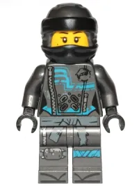 LEGO Nya - Hunted, Crooked Smile / Open Mouth Smile, Plain Wrap minifigure