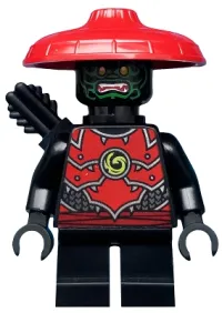 LEGO Stone Army Scout, Green Face minifigure