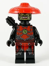 LEGO Stone Army Scout, Yellow Face, Black Quiver minifigure