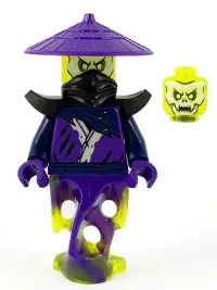 LEGO Ghost - Legacy, Shoulder Armor, Conical Hat, Skull Face minifigure