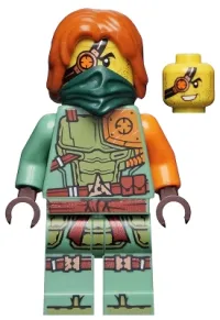 LEGO Ronin - Legacy, Dark Green Bandana minifigure
