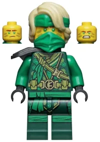 LEGO Lloyd - The Island, Mask and Hair with Bandana, Armor Shoulder Pad minifigure