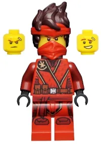 LEGO Kai - The Island, Mask, Hair with Bandana, Neck Bracket minifigure