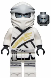 LEGO Zane - Legacy, Flat Silver Head minifigure