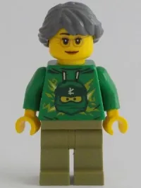 LEGO Misako - Green Hoodie minifigure