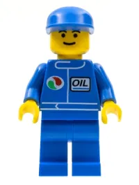 LEGO Octan - Blue Oil, Blue Legs, Blue Cap minifigure