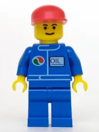 LEGO Octan - Blue Oil, Blue Legs, Red Cap minifigure