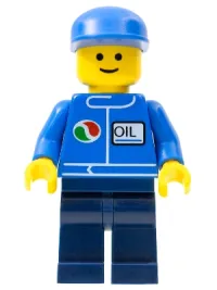 LEGO Octan - Blue Oil, Dark Blue Legs, Blue Cap minifigure