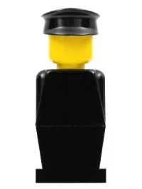 LEGO Legoland - Black Torso, Black Legs, Black Hat minifigure