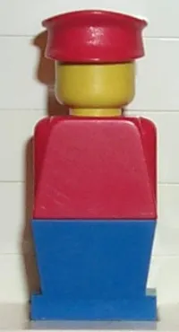 LEGO Legoland - Red Torso, Blue Legs, Red Hat minifigure