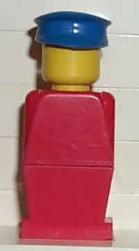 LEGO Legoland - Red Torso, Red Legs, Blue Hat minifigure