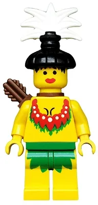 LEGO Islander, Female with Quiver minifigure