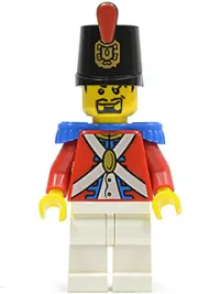 LEGO Imperial Soldier II - Shako Hat Printed, Black Goatee minifigure
