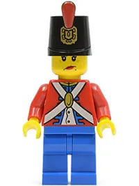 LEGO Imperial Soldier II - Shako Hat Printed, Blue Legs, Female minifigure